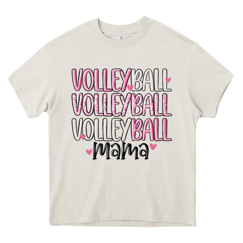 Volleyball Mama Heavy Core Tee by MaliasSmallBusiness | Teevron