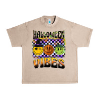 French Oak halloween vibes smiley face Urban Heavy Tee - BarkalooDesign
