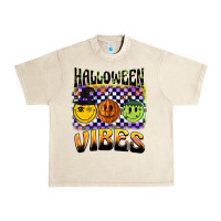 Sandshell halloween vibes smiley face Urban Heavy Tee - BarkalooDesign