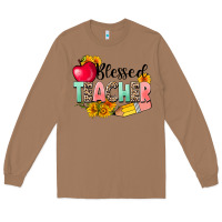 Toasted Coconut blessed teacher Long Sleeve Tee - NancyCooperArtShop