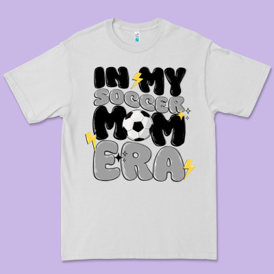 In My Soccer Mom Era Premium Tee Designed By Maliassmallbusiness