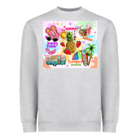 Heather Grey summer beach Heavyweight Sweatshirt - TumblerDesignByShophia