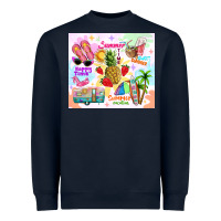 Navy summer beach Heavyweight Sweatshirt - TumblerDesignByShophia