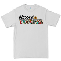 Dove Grey blessed teacher Premium Tee - JahusDesignShop