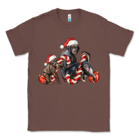 Christmas Chimpanzee And Gorilla Classic Tee | Teevron