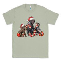 Matcha christmas chimpanzee and gorilla Classic Tee - LillyAllenDesigns