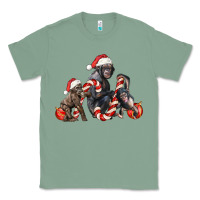 Sage christmas chimpanzee and gorilla Classic Tee - LillyAllenDesigns