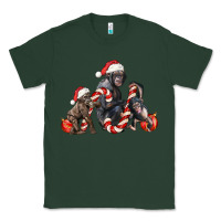 Sports Green christmas chimpanzee and gorilla Classic Tee - LillyAllenDesigns