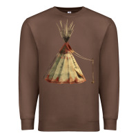 Chestnut teepe tipi Premium Sweatshirt - FaDigitalArtStudio