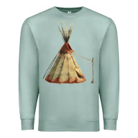 Seafoam teepe tipi Premium Sweatshirt - FaDigitalArtStudio