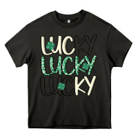 Asphalt lucky Heavy Core Tee - MaliasSmallBusiness