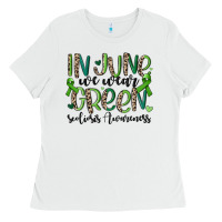 In June We Wear Green Scoliosis Awareness Ladies Tee | Teevron