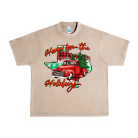 French Oak home for the holidays texas Urban Heavy Tee - BarkalooDesign