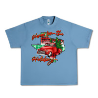 Pebble Blue home for the holidays texas Urban Heavy Tee - BarkalooDesign