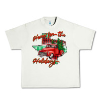 Pistachio home for the holidays texas Urban Heavy Tee - BarkalooDesign
