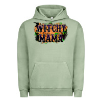 Pigment Oil Green witchy mama Urban Hoodie - RacoonDesign