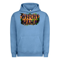 Pigment Pebble Blue witchy mama Urban Hoodie - RacoonDesign