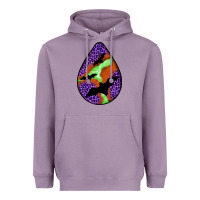 Lavender halloween bat  teardrop Heavyweight Hoodie - BundleAndBundleShop