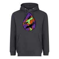 Smoke halloween bat  teardrop Heavyweight Hoodie - BundleAndBundleShop