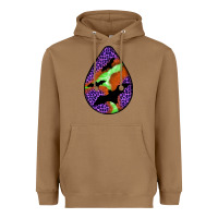 Toasted Coconut halloween bat  teardrop Heavyweight Hoodie - BundleAndBundleShop