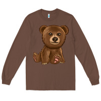 Chestnut bear Long Sleeve Tee - texasbilliewilder