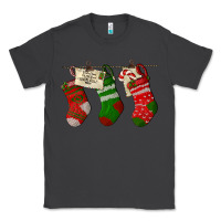 Smoke Christmas Socks With Santa Letter Classic Tee - LillyAllenDesigns
