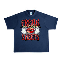 Navy freak in the sheets Urban Heavy Tee - BarkalooDesign