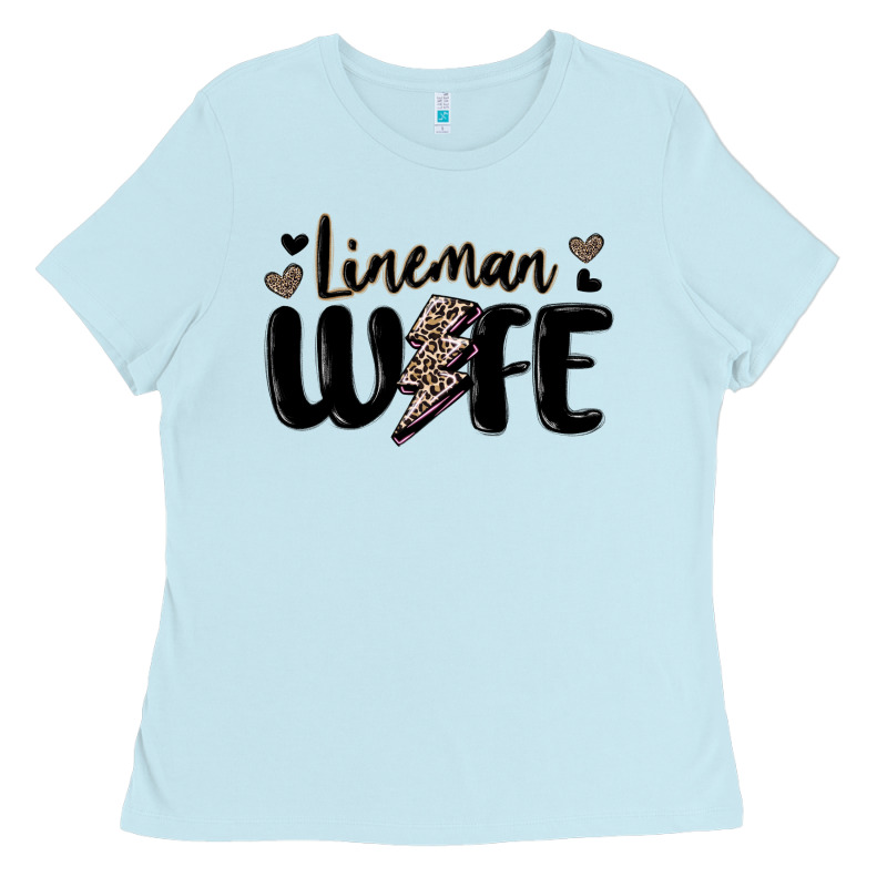Lineman Wife Ladies Tee by MaliasSmallBusiness | Teevron