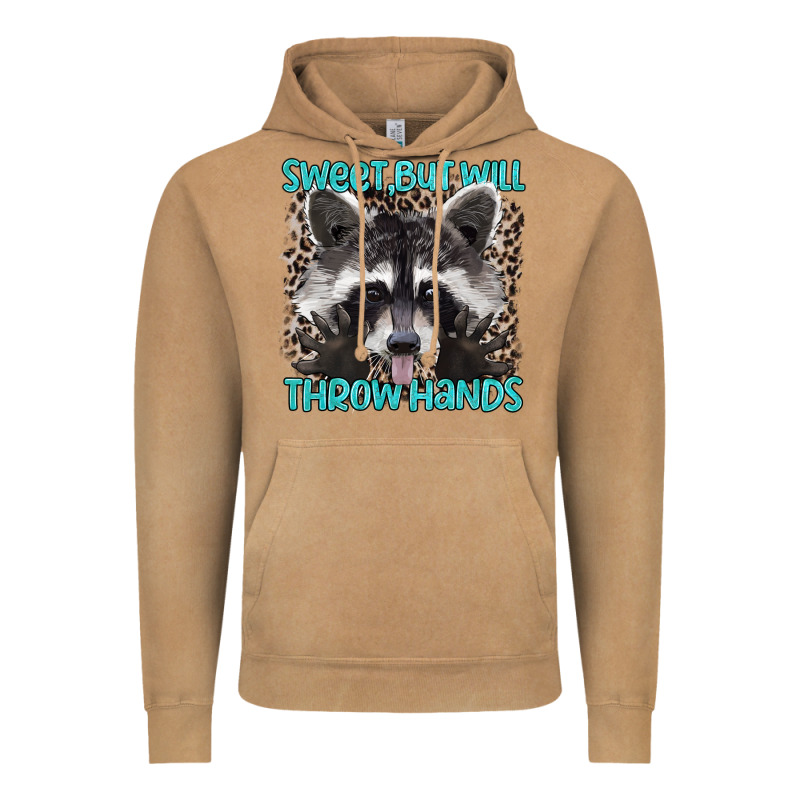Sweet But Will Throw Hands Vintage Hoodie by Artiststas | Teevron