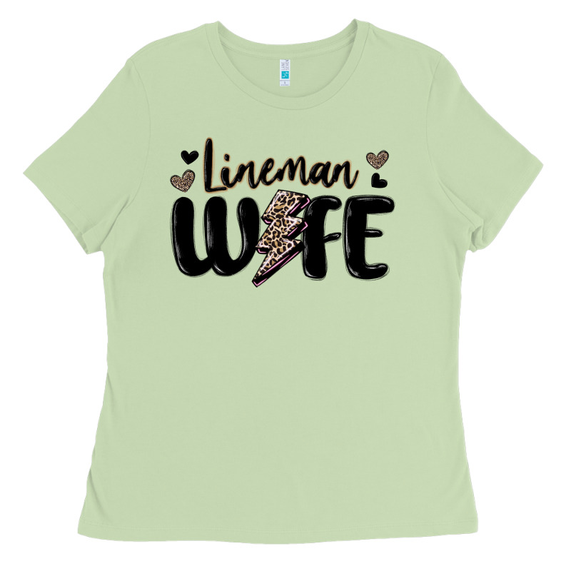 Lineman Wife Ladies Tee by MaliasSmallBusiness | Teevron