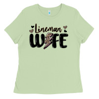 Matcha lineman wife Ladies Tee - MaliasSmallBusiness