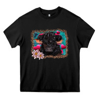 Black v.d belted galloway cow Heavy Core Tee - AdoDesignShop