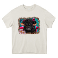 Cream v.d belted galloway cow Heavy Core Tee - AdoDesignShop