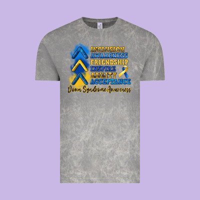 Down Syndrome Awareness Vintage Tee Designed By Artiststas