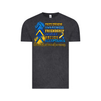 Vintage Black down syndrome awareness Vintage Tee - Artiststas