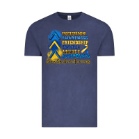 Vintage Denim down syndrome awareness Vintage Tee - Artiststas