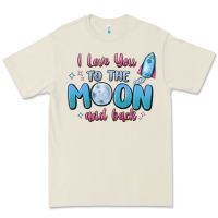 Bone i love you to the moon and back Premium Tee - MaliasSmallBusiness
