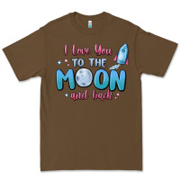 Cacao i love you to the moon and back Premium Tee - MaliasSmallBusiness