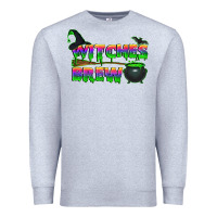 Heather Grey witches brew Premium Sweatshirt - BundleAndBundleShop