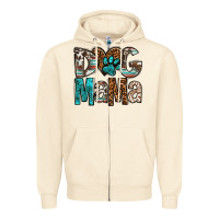 Sandshell dog mama Zipper Hoodie - OliviaCreatesArt