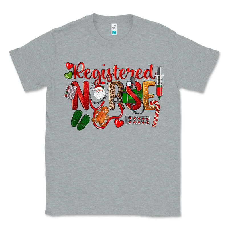 Registered Nurse Christmas Classic Tee by LillyAllenDesigns | Teevron