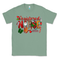 Sage Registered Nurse Christmas Classic Tee - LillyAllenDesigns