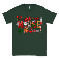 Sports Green Registered Nurse Christmas Classic Tee - LillyAllenDesigns