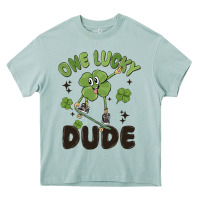 Arona one lucky dude Heavy Core Tee - MaliasSmallBusiness
