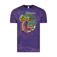 Cloud Purple Blame It All On My Roots Vintage Tee - JahusDesignShop