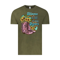 Vintage Olive Blame It All On My Roots Vintage Tee - JahusDesignShop