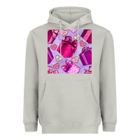 Moon Dust valentines day gift box and cookie seamless pattern Heavyweight Hoodie - BundleAndBundleShop
