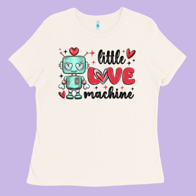 Little Love Machine Ladies Tee Designed By Maliassmallbusiness