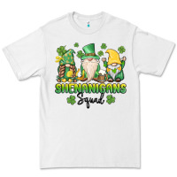 White shenanigans squad gnomes st. patricks day Premium Tee - MaliasSmallBusiness