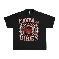 Black football vibes smiley face Urban Heavy Tee - BarkalooDesign